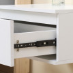 Produit Enon table de chevet suspendue avec tiroir blanc