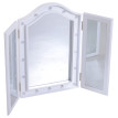 Miroir de Maquillage Florveven LED Pliable USB Hollywood Blanc