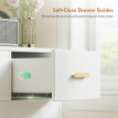 Coiffeuse Saloara miroir LED tiroirs prises blanc