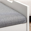 Ilrion coiffeuse maquillage miroir tiroir tabouret rangement blanc
