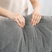 Zelay Fauteuil massage inclinable pivotant gris foncé