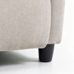 Fauteuil de relaxation Berane massage inclinable chenille crème
