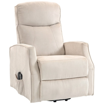 Fauteuil Melos releveur massant relax beige
