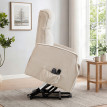 Fauteuil Melos releveur massant relax beige