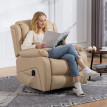 Fauteuil Relax Melarena Massant Inclinable Chauffant Beige