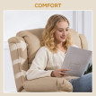 Fauteuil Relax Melarena Massant Inclinable Chauffant Beige
