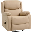 Fauteuil Relax Melarena Massant Inclinable Chauffant Beige