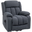 Fauteuil TV Norenon releveur massage inclinable gris foncé