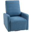 Fauteuil Relax Emum Inclinable Pivotant Bascule Bleu