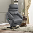 Fauteuil de télévision Isys releveur massant chauffant gris foncé
