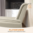 Fauteuil de massage Lorova inclinable électrique simili cuir beige