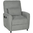 Esteo Fauteuil inclinable massage chauffage chenille gris foncé