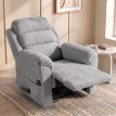 Fauteuil Elara massant inclinable chauffant gris clair
