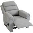 Fauteuil Elara massant inclinable chauffant gris clair