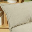 Selvaville Fauteuil relax pivotant inclinable velours beige