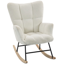 Fauteuil Taretaval à bascule teddy noir