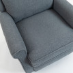 Fauteuil de relaxation Anmont inclinable bouclette gris