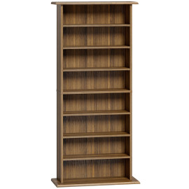 Produit Lanravaès meuble CD DVD rangement étagère effet bois