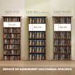 Produit Lanravaès meuble CD DVD rangement étagère effet bois