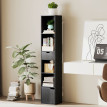 Etagère bibliothèque colonne Ceryval rangement design noir