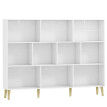Ylioane bibliothèque nordique 10 compartiments blanc