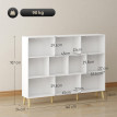 Ylioane bibliothèque nordique 10 compartiments blanc