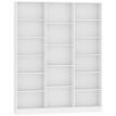 Bibliothèque Boelec 6 niveaux 17 compartiments blanc