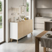 Buffet Alenen nordique bicolore bois clair blanc