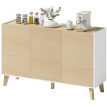 Buffet Alenen nordique bicolore bois clair blanc