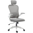 Chaise de bureau Nelerlac ergonomique inclinable réglable gris