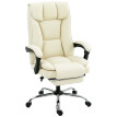 Gaane chaise de bureau inclinable repose pieds beige
