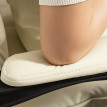 Gaane chaise de bureau inclinable repose pieds beige
