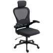 Bainye chaise de bureau ergonomique inclinable réglable noire
