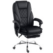Fauteuil de bureau Isolvay massant chauffant inclinable velours noir