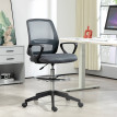 Enerouys fauteuil bureau ergonomique assise haute maille respirante gris