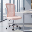 Chaise de bureau Cele ergonomique réglable pivotante rose