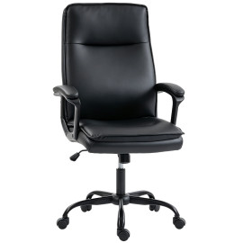 Chaise de bureau Avseor ergonomique accoudoirs rembourrés noir