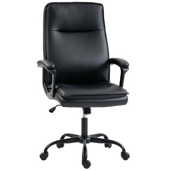 Chaise de bureau Avseor ergonomique accoudoirs rembourrés noir