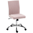 Cerenne chaise de bureau ergonomique tissu rose