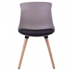 Chaise de salle à manger Willy assise noire