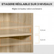 Support d'imprimante mobile ABEL brun