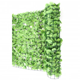 Brise-vue pour balcon N77, brise-vue pour balcon, terrasse, clôture ~ 500x150cm Leaf Light