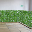 Brise-vue pour balcon N77, brise-vue pour balcon, terrasse, clôture ~ 500x150cm Leaf Light