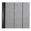 Brise-vue en WPC Sarthe, poteaux en WPC à sceller dans le béton ~ Elément d'extension étroit, 98cm gris