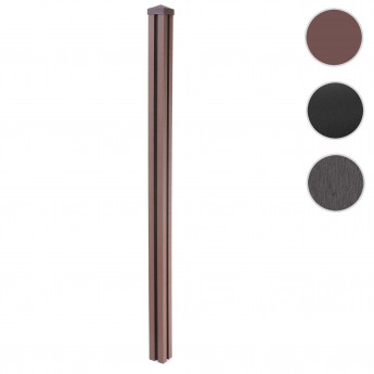 WPC poteau Sarthe-WPC brise-vue, poteau ~ 240cm, gris