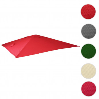 Revêtement pour parasol de luxe HWC-A96, revêtement de remplacement, 3x4m (Ø5m) polyester 3,5kg ~ violet