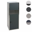 Boîte à colis HWC-G80, Boîte à colis taille XL ~Acier galvanisé anthracite