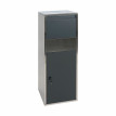 Boîte à colis HWC-G80, Boîte à colis taille XL ~Acier galvanisé anthracite