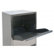 Boîte à colis HWC-G80, Boîte à colis taille XL ~Acier galvanisé anthracite
