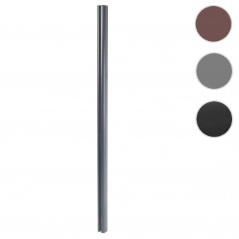 Poteau aluminium Sarthe-WPC clôture, poteau pilier, système enfichable ~ 240cm, anthracite
